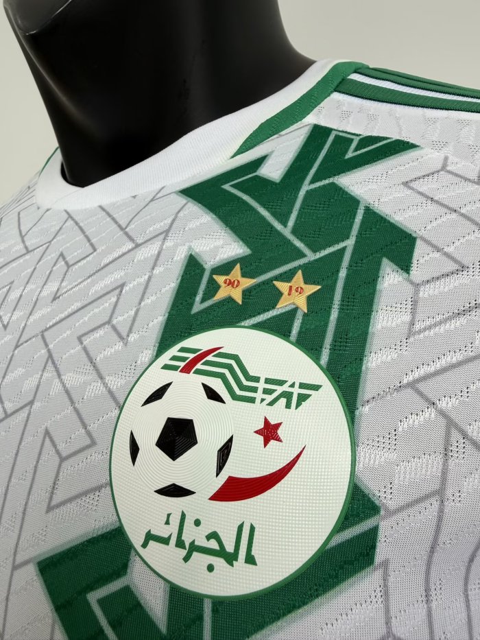 25-26 Algeria White Player Version Training shirts