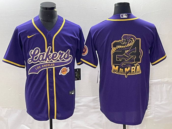 2025 MLB Los Angeles Lakers New Pattern Jersey