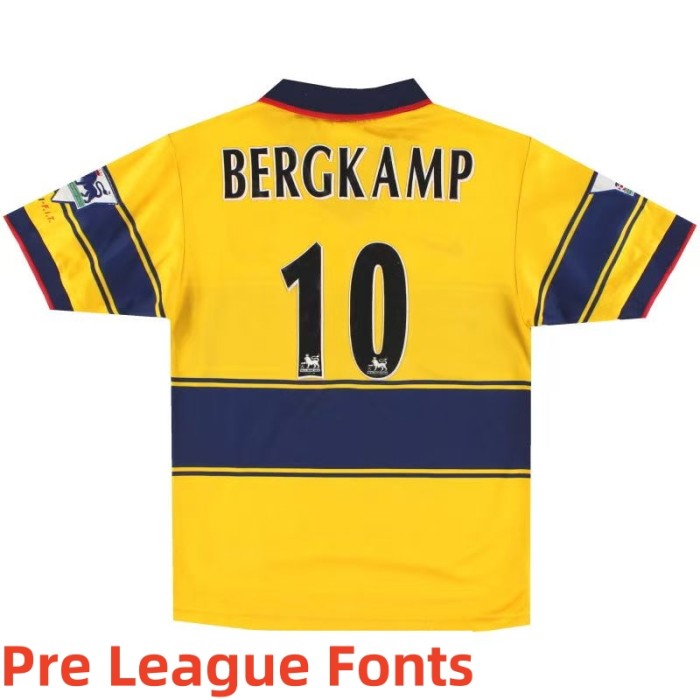 1997-1999 Arsenal Away Retro Kids Soccer Jersey