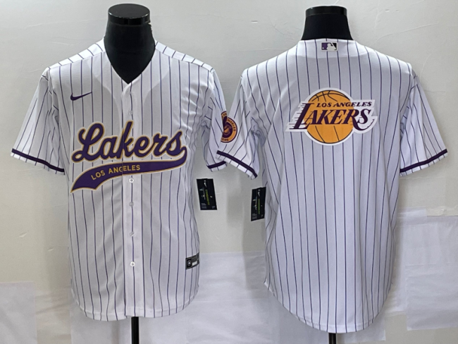2025 MLB Los Angeles Lakers New Pattern Jersey