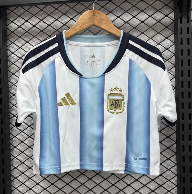 2026 Argentina Home Women Cheerleading Short-sleeved (女)