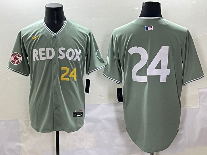 2025 MLB Boston Red Sox New Pattern Jersey