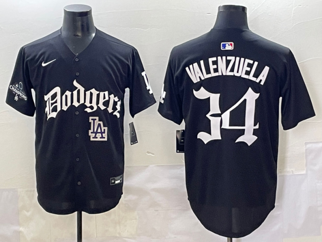 2025 MLB Los Angeles Dodgers New Pattern Jersey