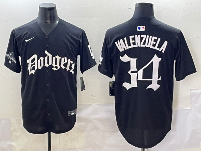 2025 MLB Los Angeles Dodgers New Pattern Jersey