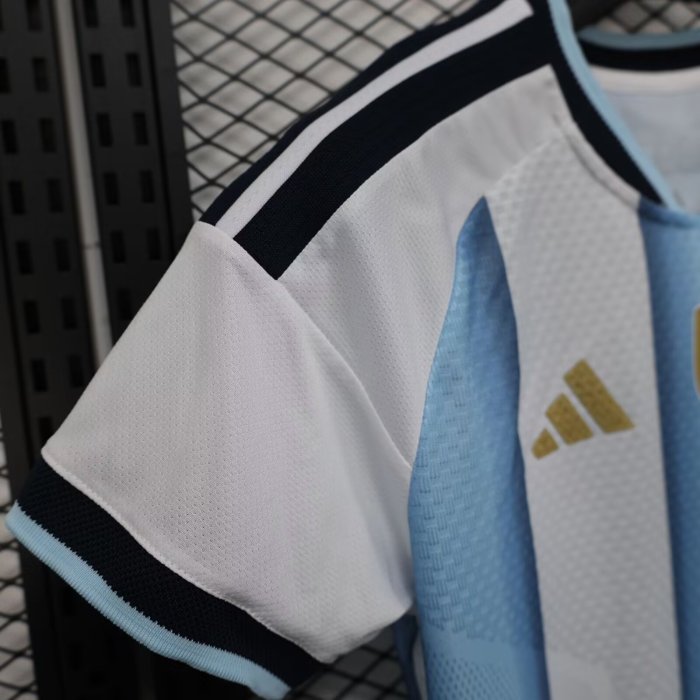 2026 World Cup Argentina Home Women Player Version Soccer Jersey (女)