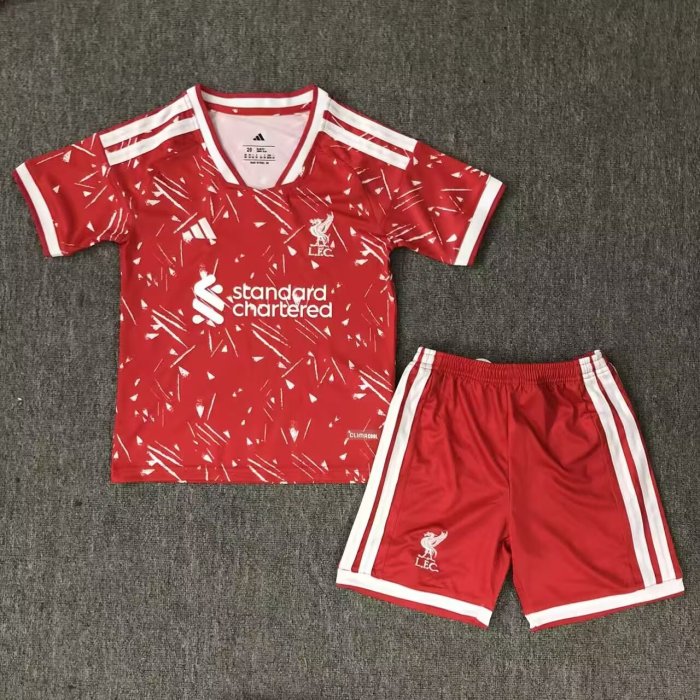 25-26 Liverpool Special Edition Kids Soccer Jersey