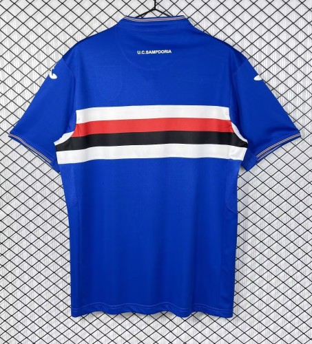 2015-2016 Sampdoria Home Retro Soccer Jersey