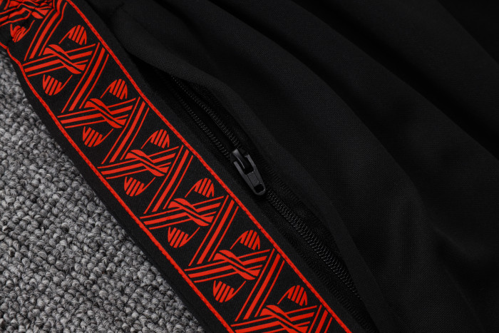 25-26 AC Milan High Quality Half Pull Tracksuit