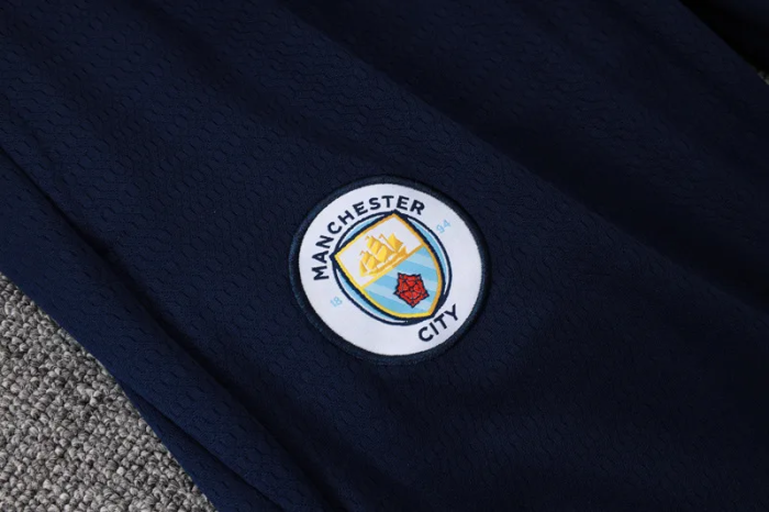 25-26 Manchester City High Quality Half Pull Tracksuit