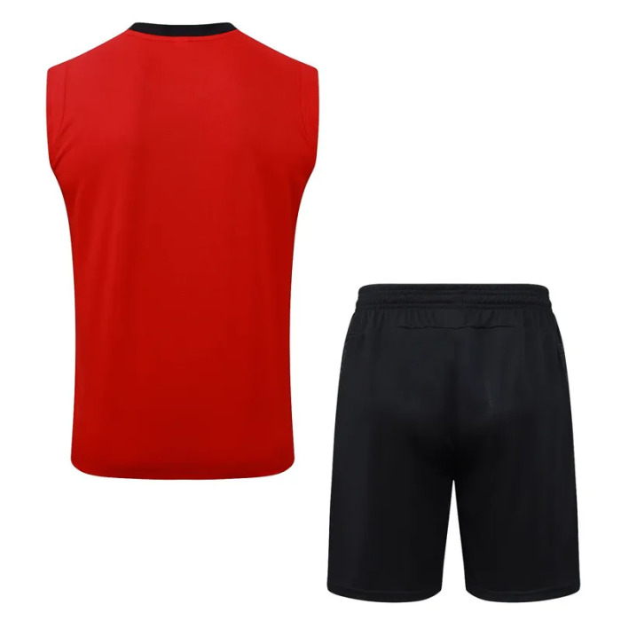 25-26 AC Milan High Quality Tank Top And Shorts Suit