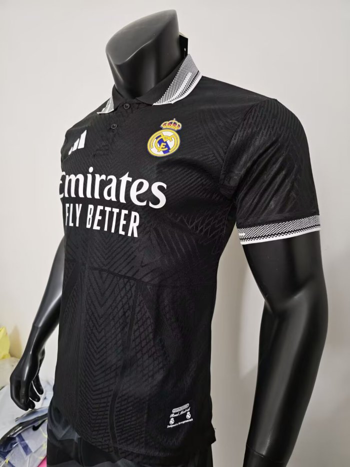 25-26 Real Madrid Black Special Edition Player Version Training Shirts