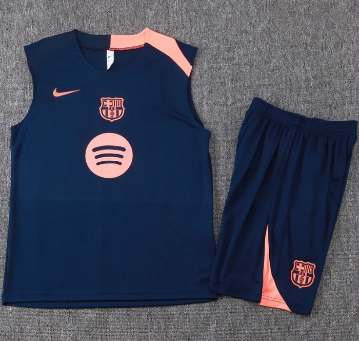 25-26 Barcelona High Quality Tank Top And Shorts Suit