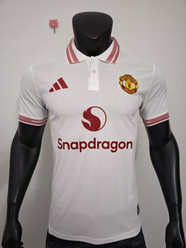25-26 Manchester United White Special Edition Player Version Training shirts