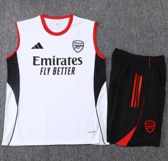 25-26 Arsenal High Quality Tank Top And Shorts Suit
