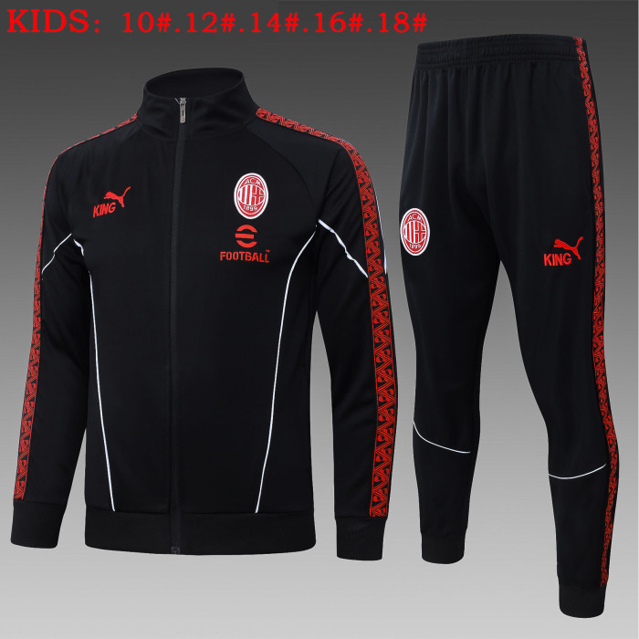 25-26 AC Milan High Quality Kids Jacket Tracksuit