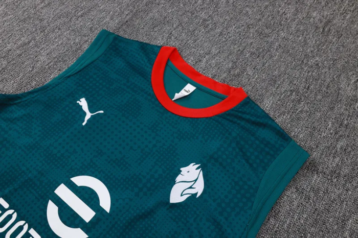 25-26 AC Milan High Quality Tank Top And Shorts Suit