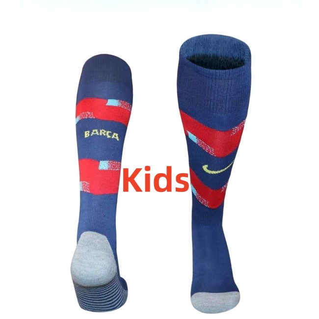 25-26 Barcelona Fourth Kids Socks