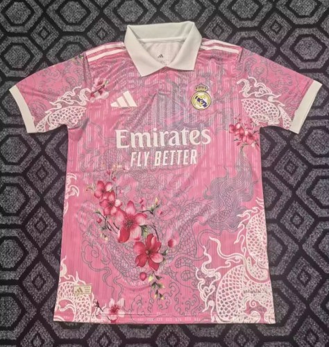 25-26 Real Madrid Pink Special Edition Fans Training Shirts
