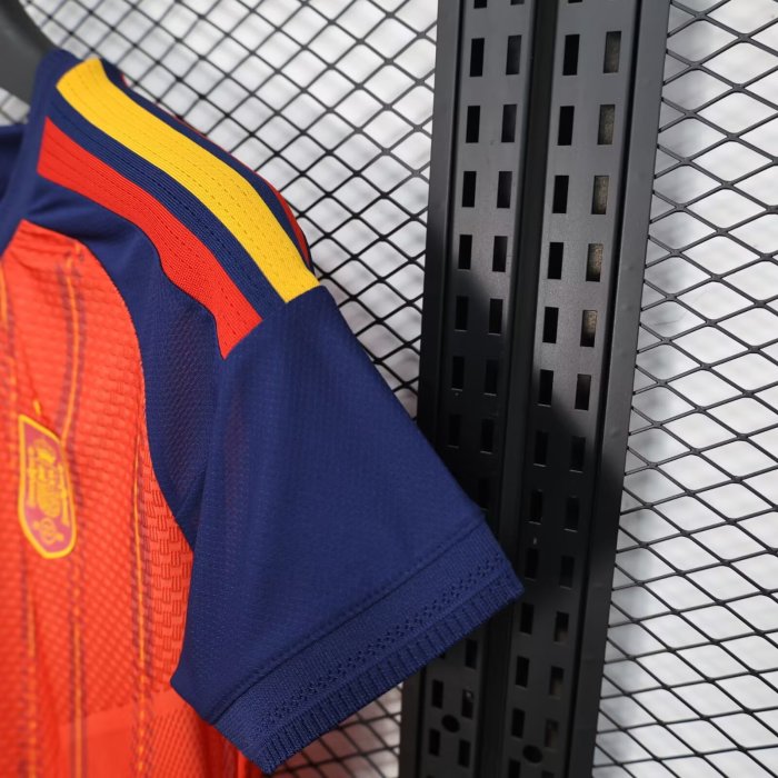 2026 World Cup Spain Home Women Player Version Soccer Jersey (女)