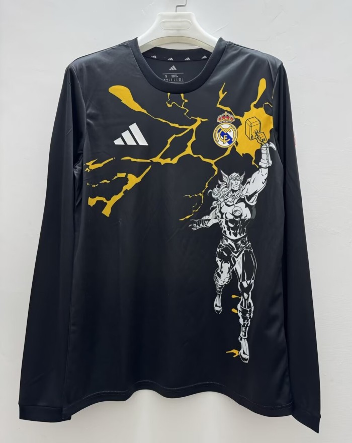 25-26 Real Madrid Special Edition Long Sleeve Fans Training Shirts (长袖)