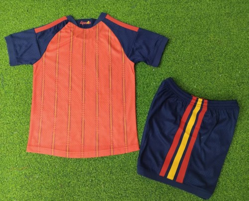 2026 Spain Home Kids Player Version Soccer Jersey (球员童装)