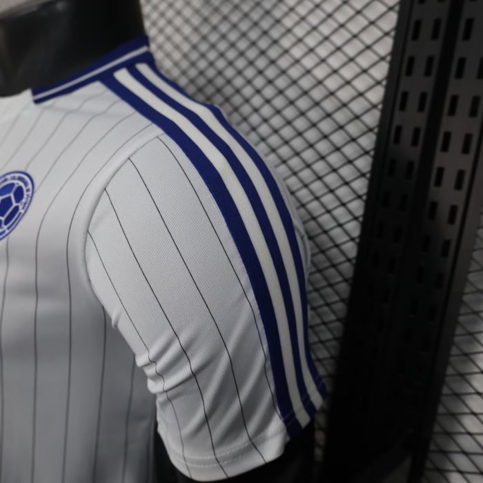 2026 Colombia White Casual Version Player Version Soccer Jersey