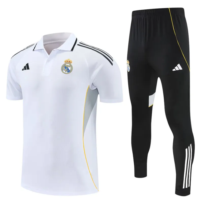 25-26 Real Madrid High Quality Polo Tracksuit
