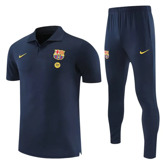 25-26 Barcelona High Quality Polo Tracksuit
