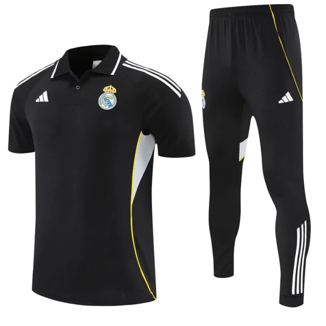 25-26 Real Madrid High Quality Polo Tracksuit