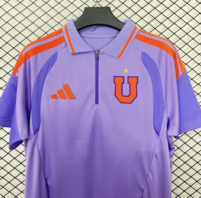 25-26 Universidad De Chile Fans Training Shirts
