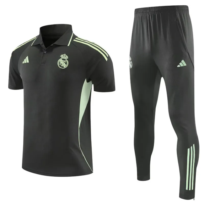 25-26 Real Madrid High Quality Polo Tracksuit