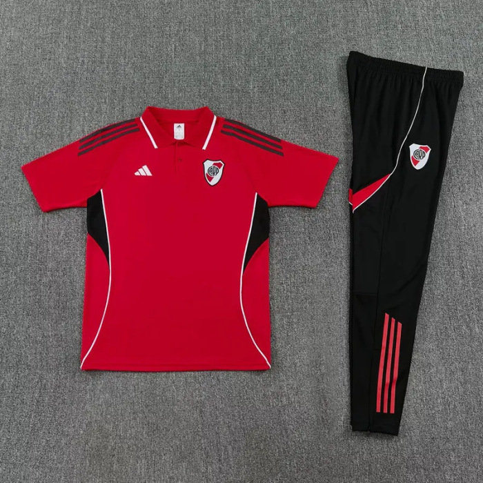 25-26 River Plate High Quality Polo Tracksuit