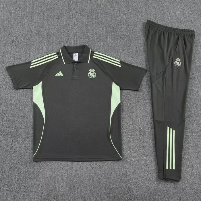 25-26 Real Madrid High Quality Polo Tracksuit