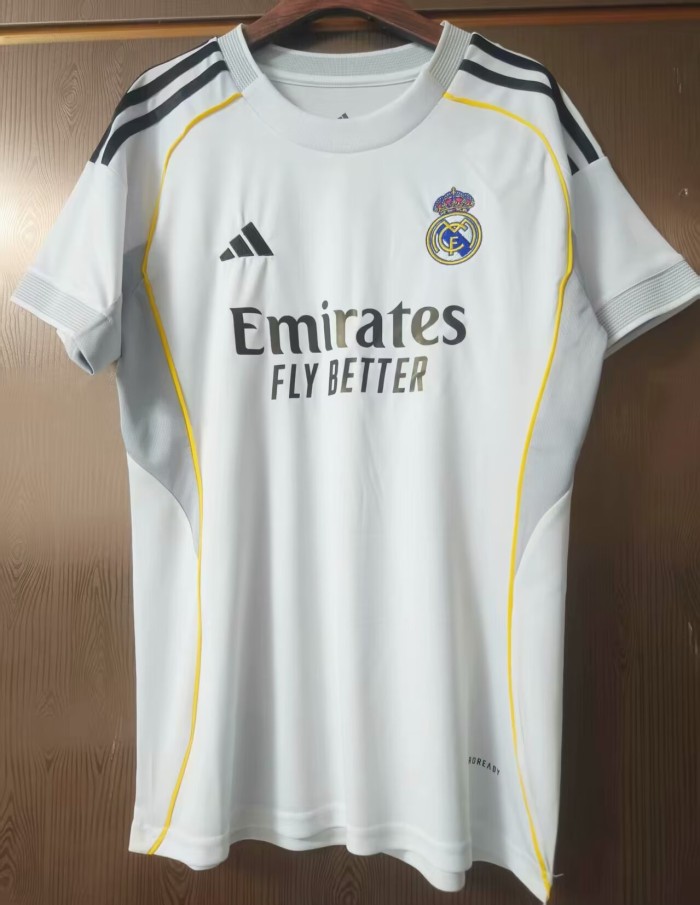 25-26 Real Madrid Home Women Soccer Jersey (女)