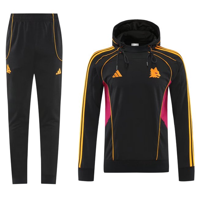 25-26 Roma High Quality Hoodie Jacket Tracksuit
