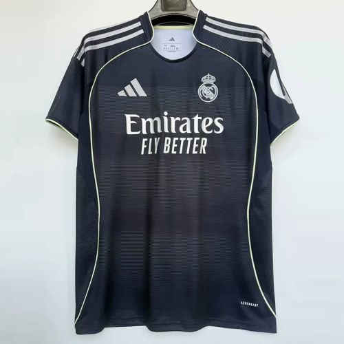 25-26 Real Madrid Away Fans Soccer Jersey