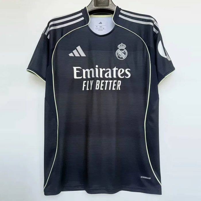 25-26 Real Madrid Away Fans Soccer Jersey