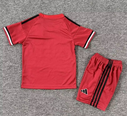 25-26 Manchester United Red Special Edition Kids Soccer Jersey