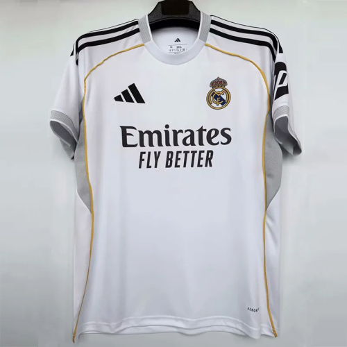 25-26 Real Madrid Home Fans Soccer Jersey