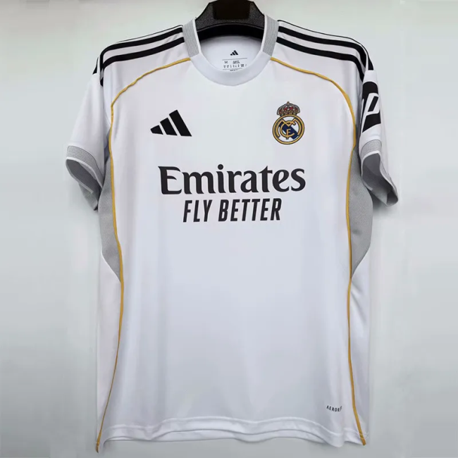 25-26 Real Madrid Home Fans Soccer Jersey