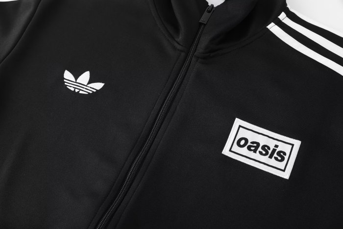 2025 AD Black Jacket Tracksuit 