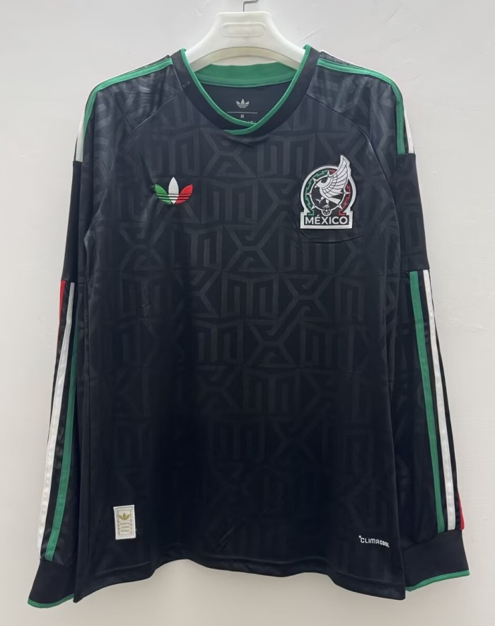 2026 Mexico Third Long sleeves Fans Soccer Jersey (长袖)