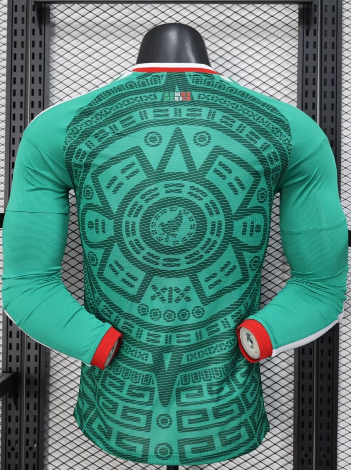 2026 World Cup Mexico Home Long sleeves Player Version Soccer Jersey*长袖球员