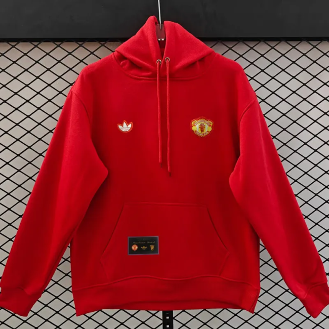 25-26 Manchester United Red Hoody 红色(加绒)