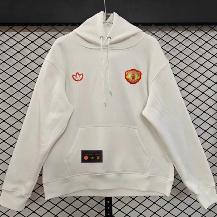 25-26 Manchester United White Hoody 白色(加绒)