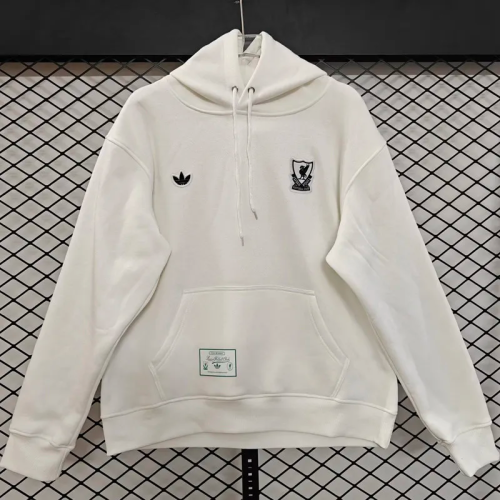 25-26 Liverpool White Hoody 白色(黑标加绒)
