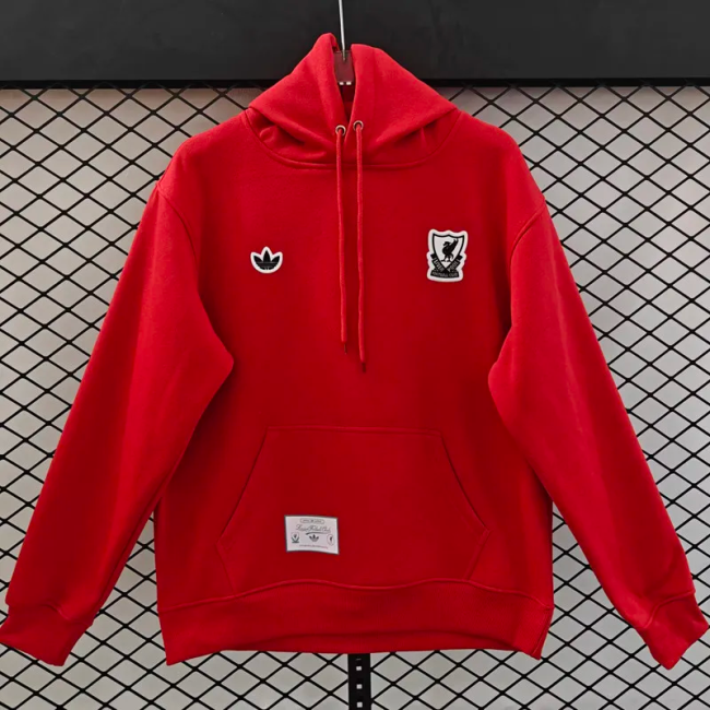 25-26 Liverpool Red Hoody 红色(黑标加绒)