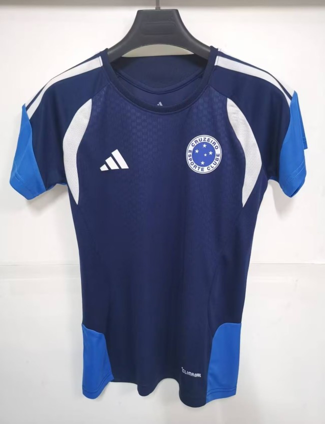25-26 Cruzeiro Blue Women Training shirts (女)