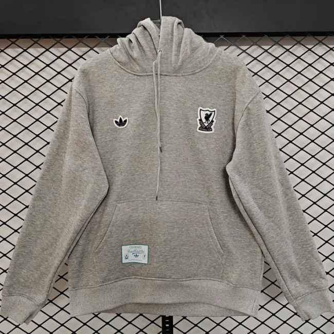 25-26 Liverpool Grey Hoody 灰色(黑标加绒)
