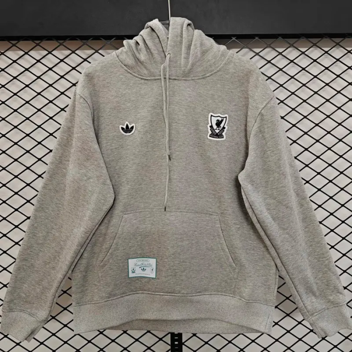 25-26 Liverpool Grey Hoody 灰色(黑标加绒)